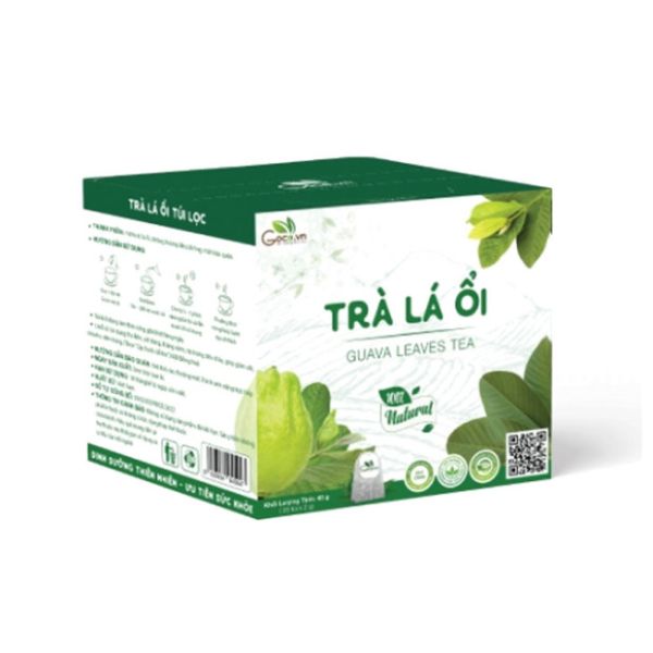 In hộp trà lá ổi giá rẻ, thiết kế theo yêu cầu