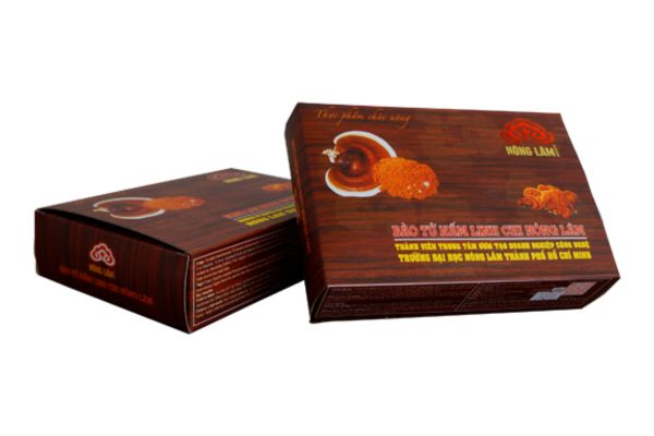 In hộp bào tử nấm linh chi đẹp, chất lượng cao