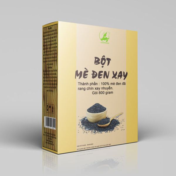 In hộp đựng bột mè đen In hộp đựng bột mè đen đẹp, giá rẻ