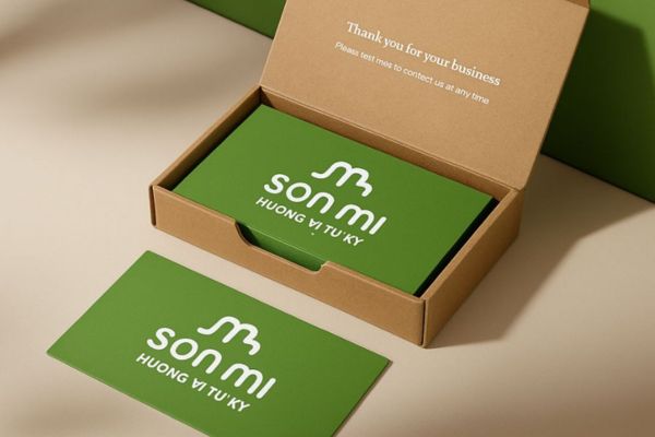 In hộp giấy đựng name card đẹp, chất lượng
