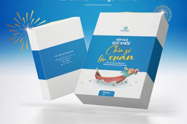 In hộp quà sức khỏe đẹp, thiết kế sang trọng