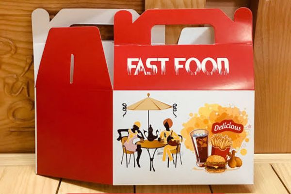 In hộp fastfood có quai giá rẻ, thiết kế theo yêu cầu