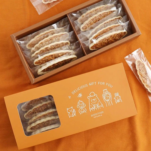 In hộp giấy đựng bánh thuyền cao cấp