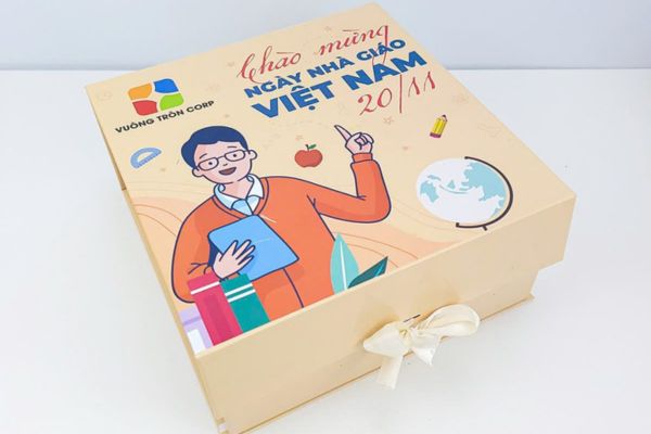 In hộp quà tặng thầy cô giá rẻ, chất lượng cao