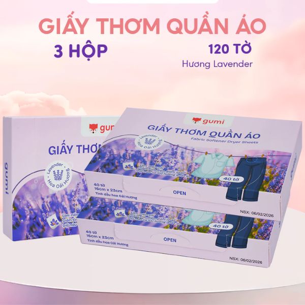 Hộp giấy thơm quần áo đẹp, giá rẻ