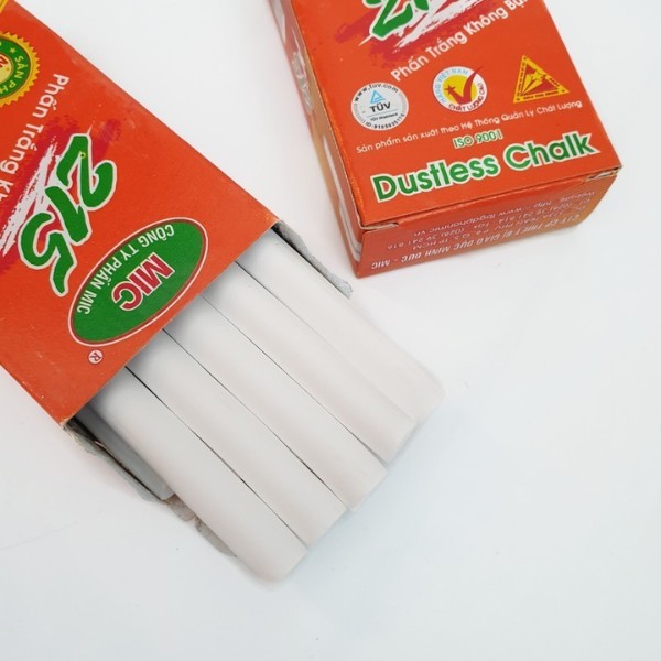 In hộp phấn viết bảng nắp gài hai đầu