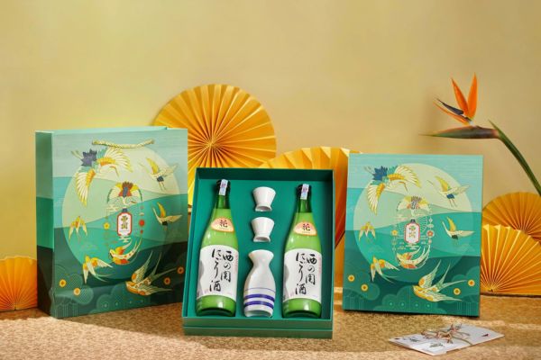 In hộp quà rượu sake giá rẻ, thiết kế theo yêu cầu