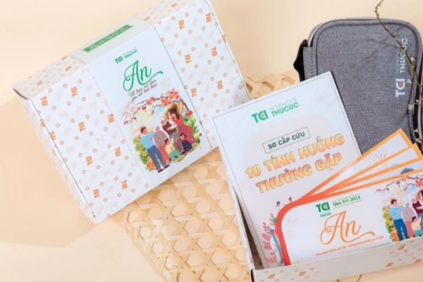 In hộp quà sức khỏe đẹp, thiết kế sang trọng