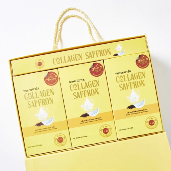In Hoa Long nhận thiết kế và In Hộp Yến Saffron Collagen chất lượng