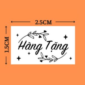 In tem hàng tặng không bán nhanh, giá rẻ