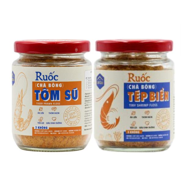 In tem nhãn ruốc tôm chuyên nghiệp In tem nhãn ruốc tôm đẹp mắt
