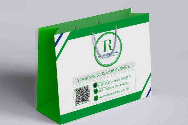 In túi giấy của hàng điện tử giá rẻ, chất lượng cao