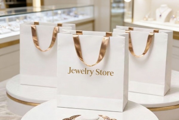 In Hoa Long nhận thiết kế và in túi giấy dây ruy băng cao cấp