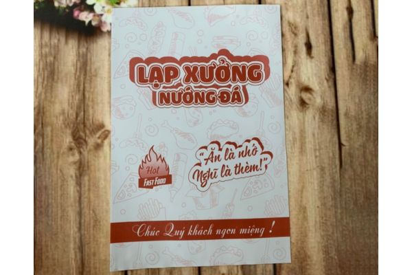 In túi lạp xưởng nướng đá đẹp, thiết kế theo yêu cầu