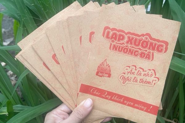 In túi lạp xưởng nướng đá đẹp, thiết kế theo yêu cầu