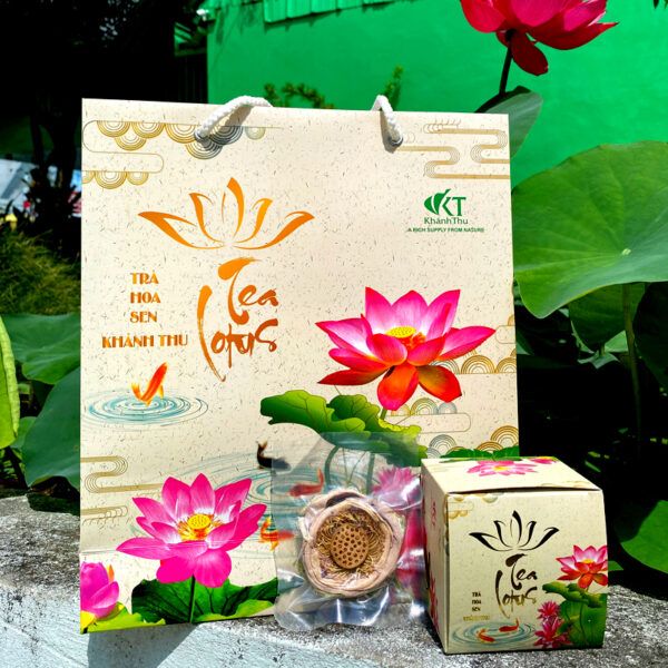 In túi giấy trà sen In túi giấy trà sen giá rẻ, thiết kế theo yêu cầu