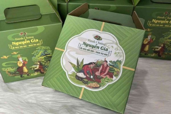 Mẫu hộp đựng bánh chưng đẹp giá rẻ