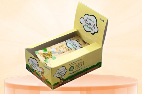 Mẫu hộp đựng thạch rau củ ấn tượng