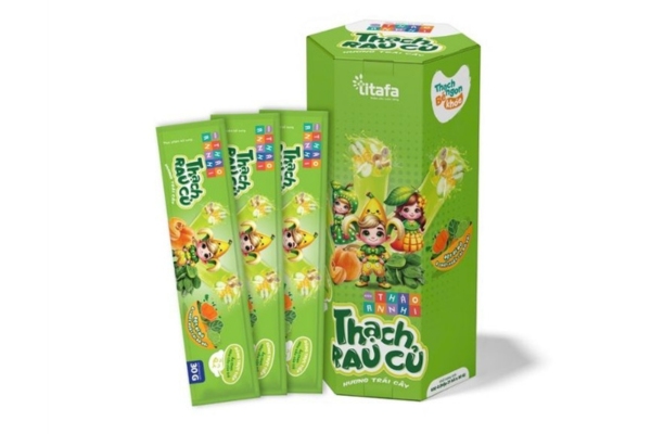 Mẫu hộp đựng thạch rau củ hút mắt