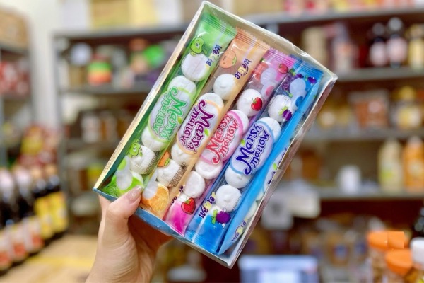 Mẫu hộp giấy đựng kẹo dẻo thu hút