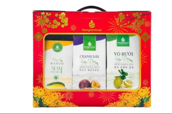 Mẫu hộp giấy đựng mứt trái cây sấy dẻo