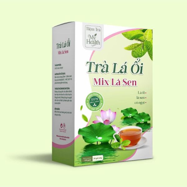 In hộp trà lá ổi giá rẻ, thiết kế theo yêu cầu