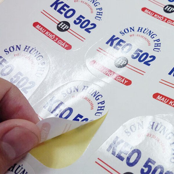 Các mẫu in decal keo 502 nổi bật và chuẩn đẹp