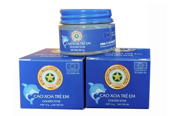 Mẫu in hộp đựng cao xoa trẻ em