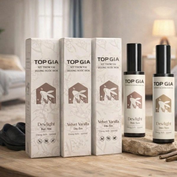 Mẫu in hộp giấy xịt thơm vải đẹp mắt