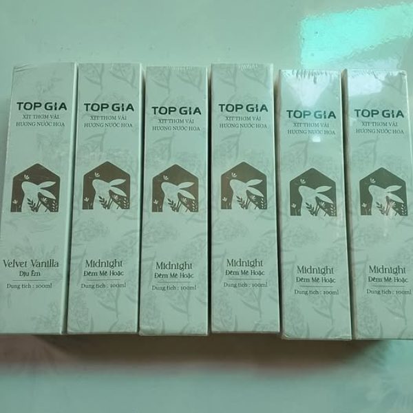 Mẫu in hộp giấy xịt thơm vải giấy kraft