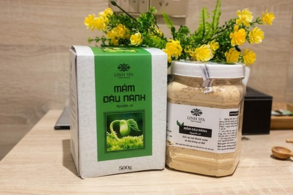 Mẫu in hộp mầm đậu nành đẹp mắt