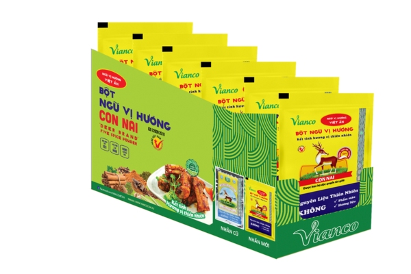 Mẫu in hộp ngũ vị hương nổi bật