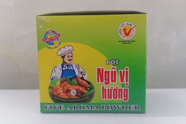 Mẫu in hộp ngũ vị hương nắp gài