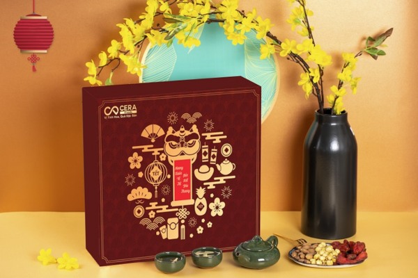 Mẫu in hộp quà tết luxury cao cấp