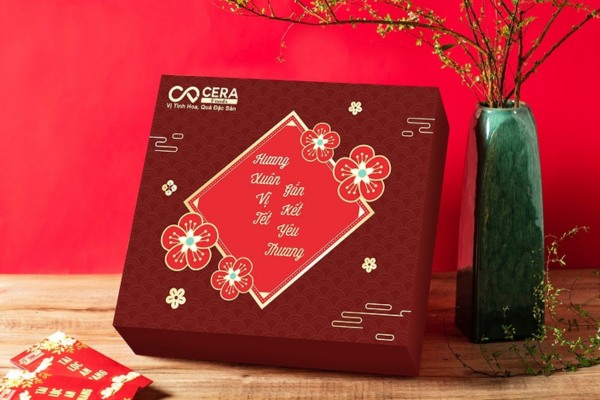 Mẫu in hộp quà tết luxury sang trọng