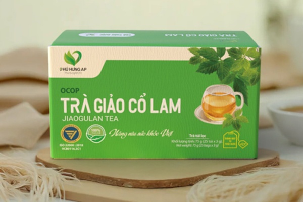 Mẫu in hộp trà cổ lam đẹp mắt