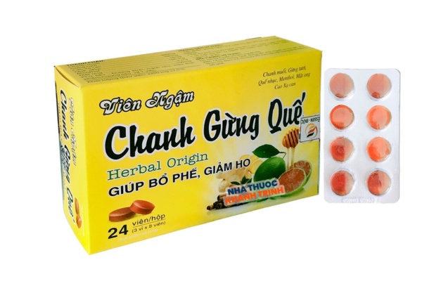 Mẫu in hộp viên ngậm dạng vỉ bấm