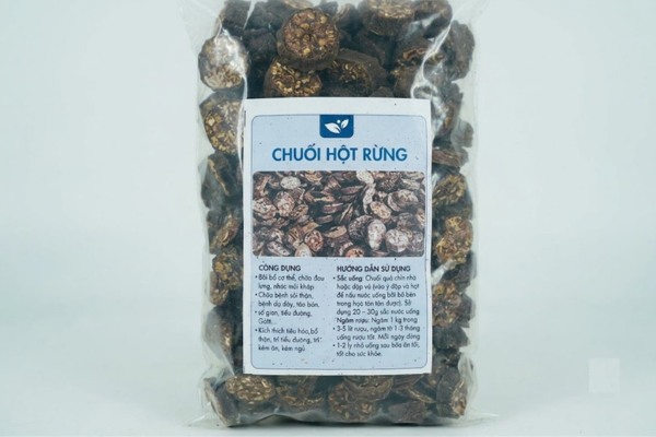Mẫu in tem nhãn chuối hột rừng thu hút