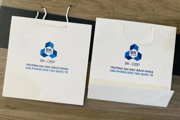 Mẫu túi giấy cho trường học đẹp mắt