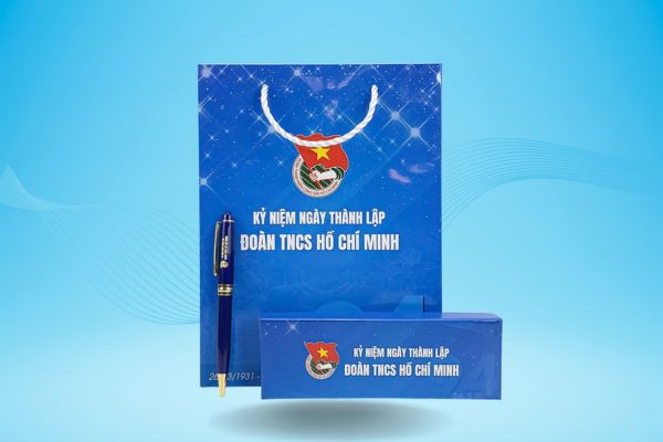 Mẫu túi giấy đoàn tncs giá rẻ, chuyên nghiệp