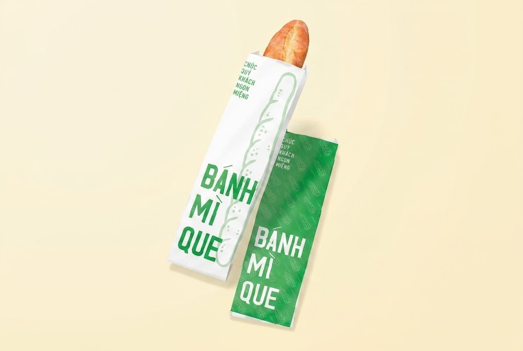 Mẫu túi giấy đựng bánh mì que thu hút
