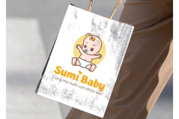 Mẫu túi giấy mẹ và bé đẹp, chất lượng cao
