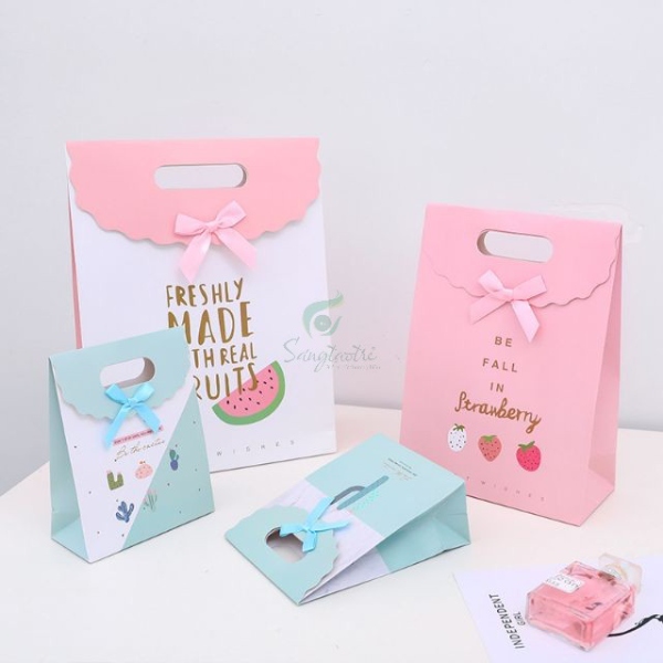 In Hoa Long nhận thiết kế và in ấn mẫu túi giấy mini đựng quà