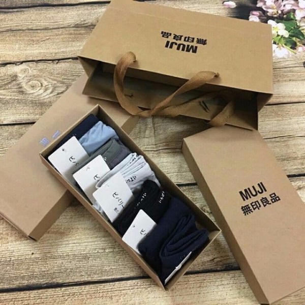 In Hoa Long nhận thiết kế và in ấn mẫu túi giấy muji theo yêu cầu