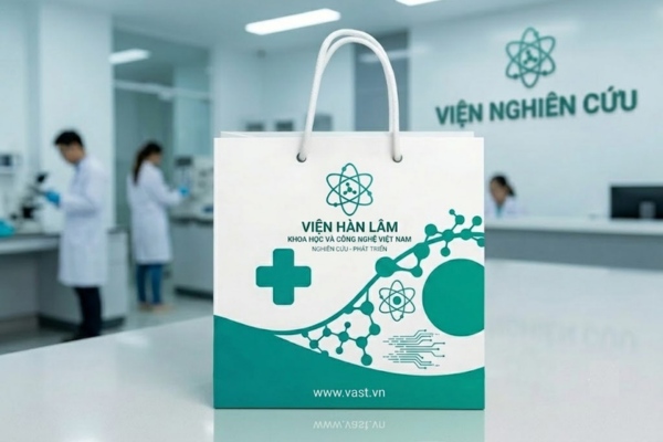 Mẫu túi giấy viện nghiên cứu đẹp mắt