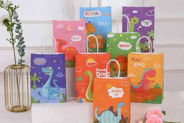 Túi giấy họa tiết con vật giá rẻ, chất lượng
