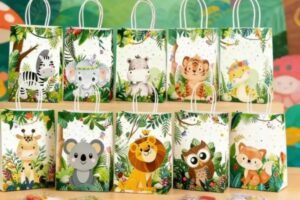 Túi giấy họa tiết con vật giá rẻ, chất lượng