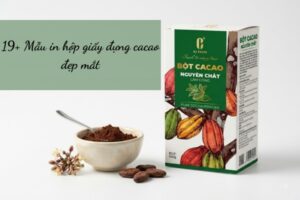 19+ Mẫu in hộp giấy đựng cacao đẹp mắt và ấn tượng