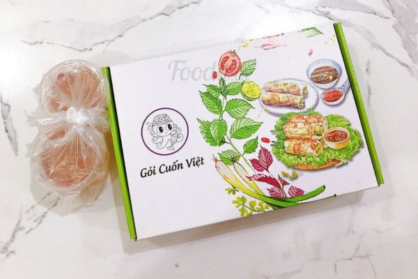 Hộp giấy đựng gỏi cuốn giá rẻ, chất lượng cao