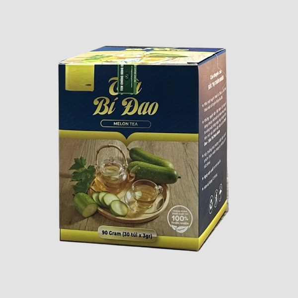In Hoa Long nhận thiết kế và in ấn Hộp giấy đựng trà bí đao chất lượng